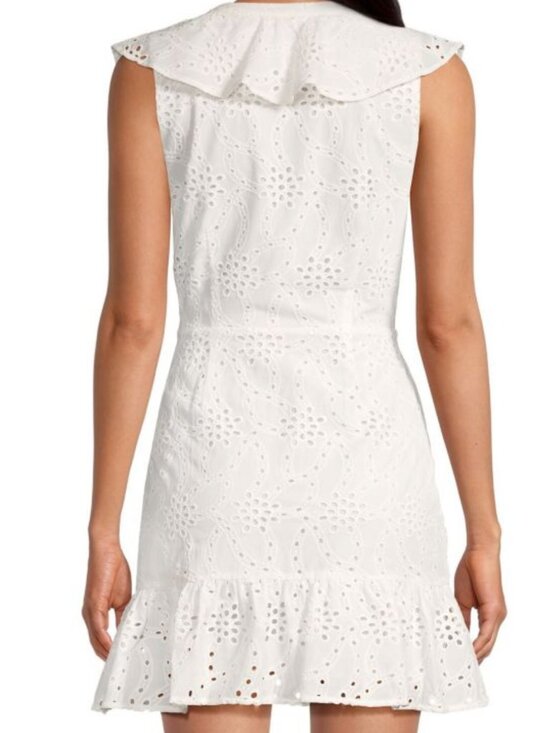 Milly Novi Eyelet Wrap Dress - Picture 2 of 4